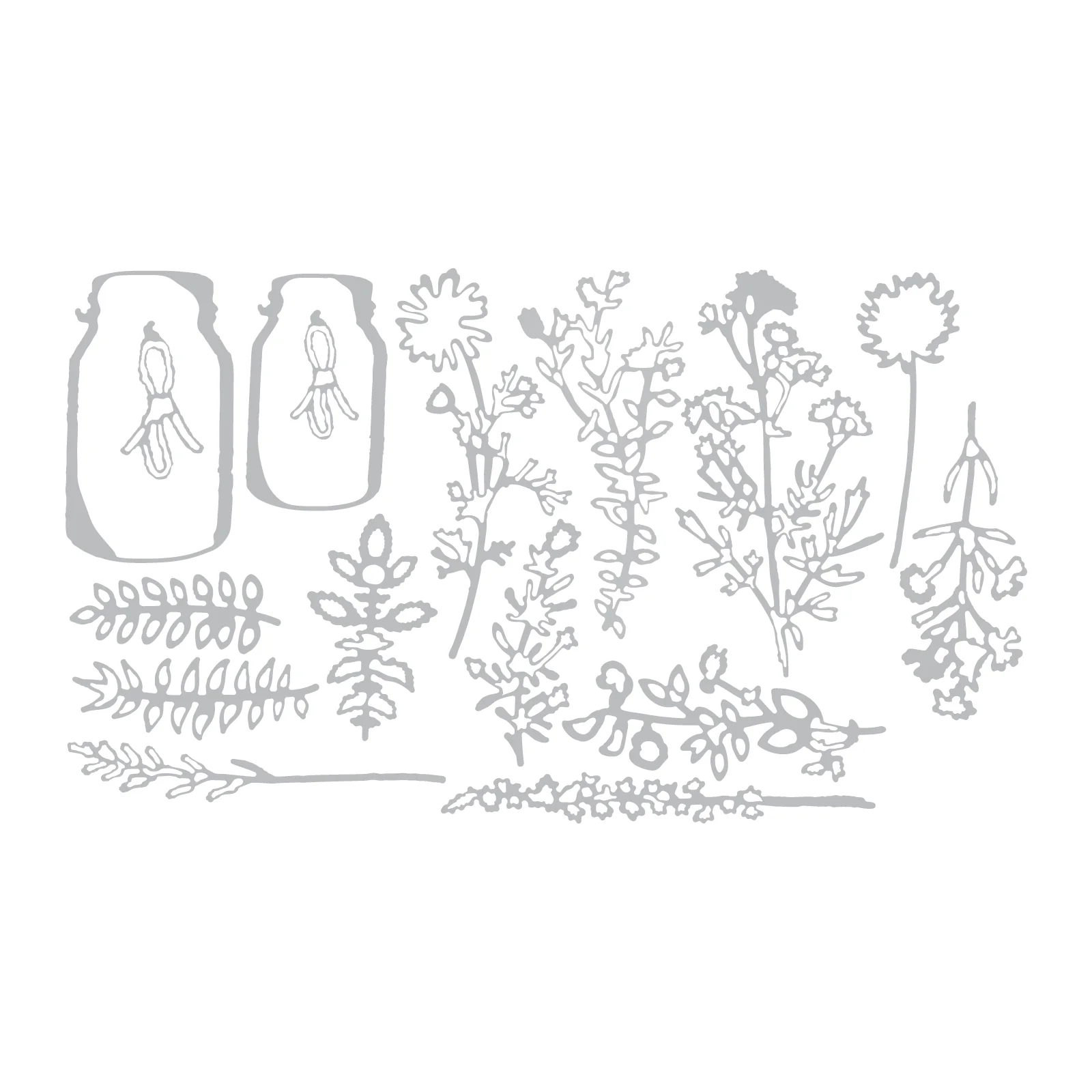 Sizzix Framelits Die Set 16PK - Flower Jar by Tim Holtz - Image 3