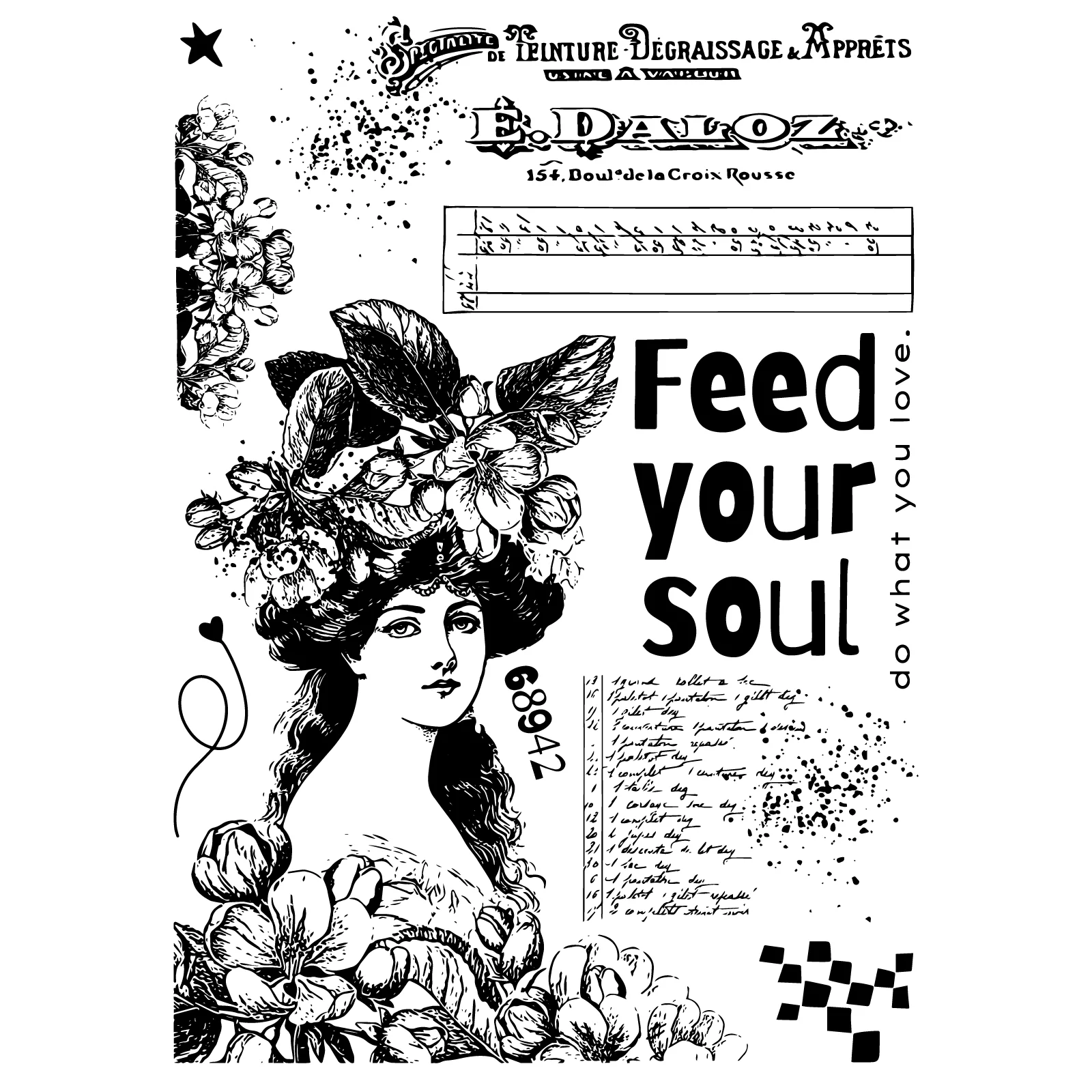 Sizzix Studio Stamps Set 11PK /3PK Stencils - Feed your Soul by Cat Kerr - Image 5