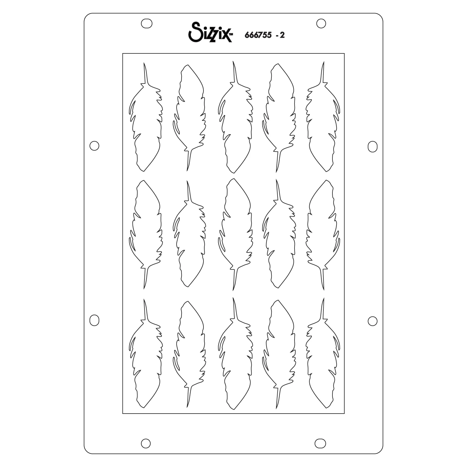 Sizzix Studio Stamps Set 11PK /3PK Stencils - Feed your Soul by Cat Kerr - Image 7
