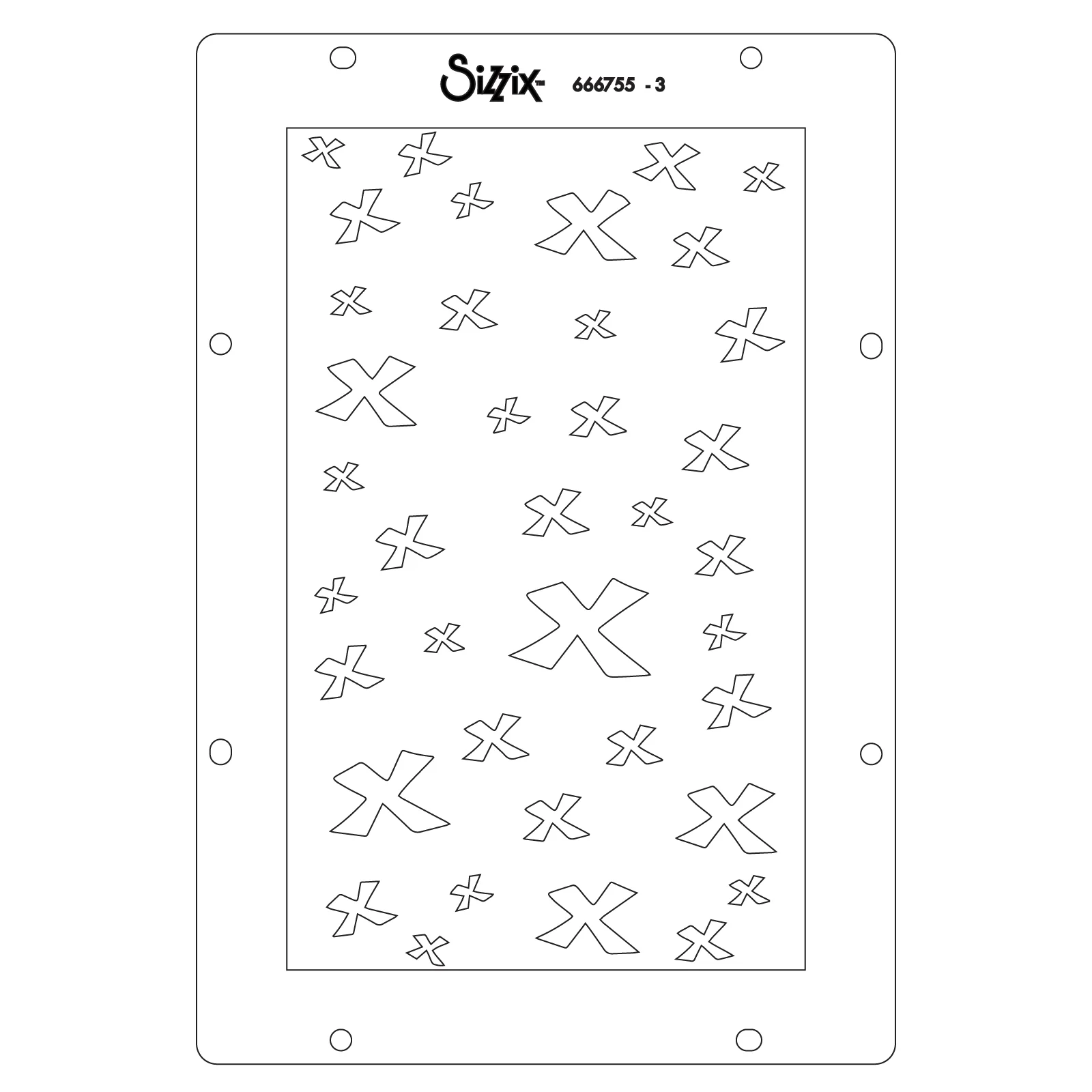 Sizzix Studio Stamps Set 11PK /3PK Stencils - Feed your Soul by Cat Kerr - Image 8