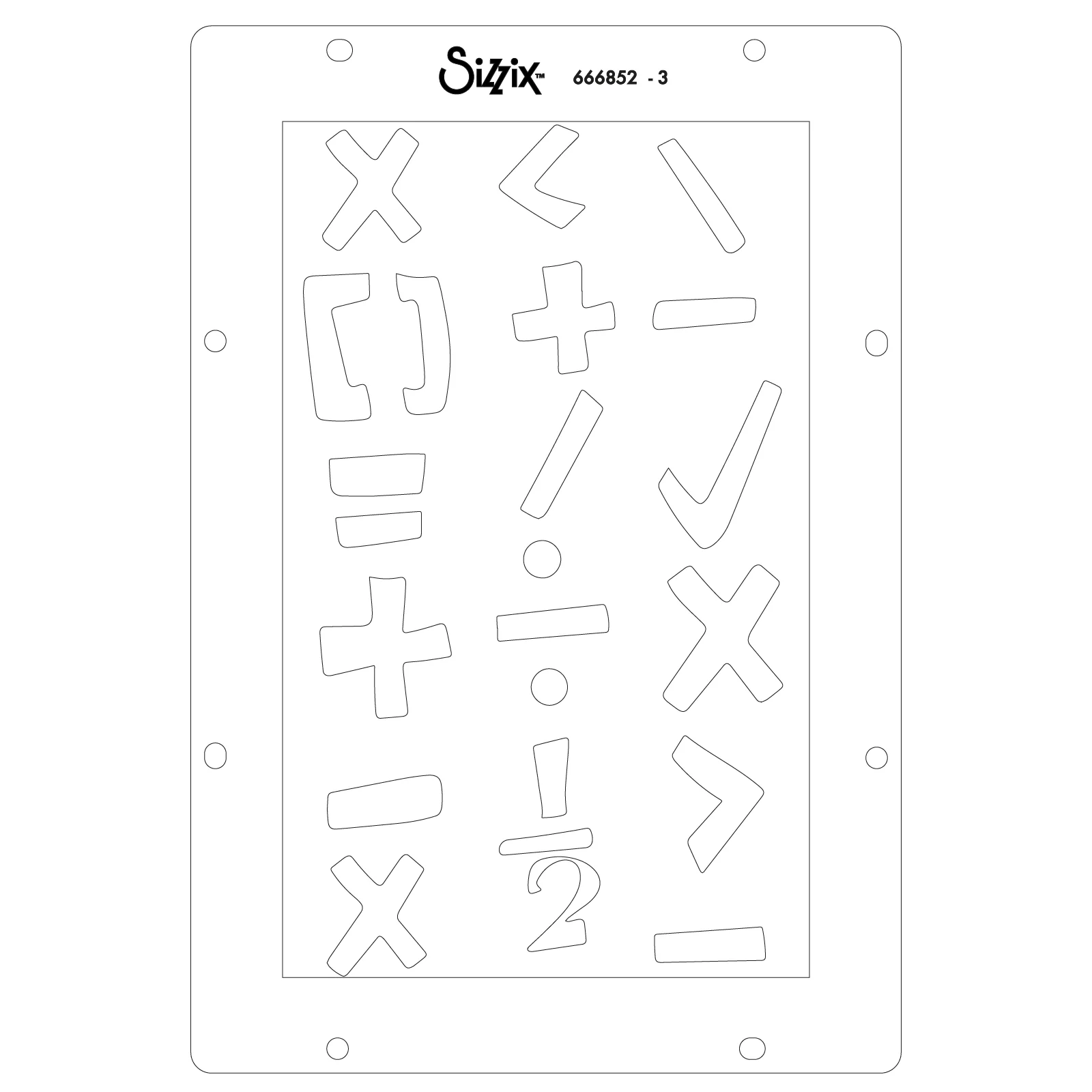 Sizzix Studio Clear Stamps Set 11PK w/3PK Stencils - Strength in Numbers by Cat Kerr - Image 6