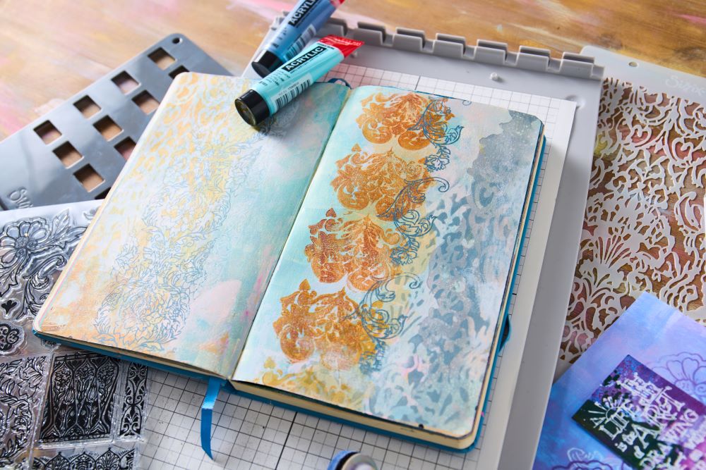 Sizzix Studio Stamps Set 14PK / 3PK Stencils - Ornate by Vic Hollins - Image 9