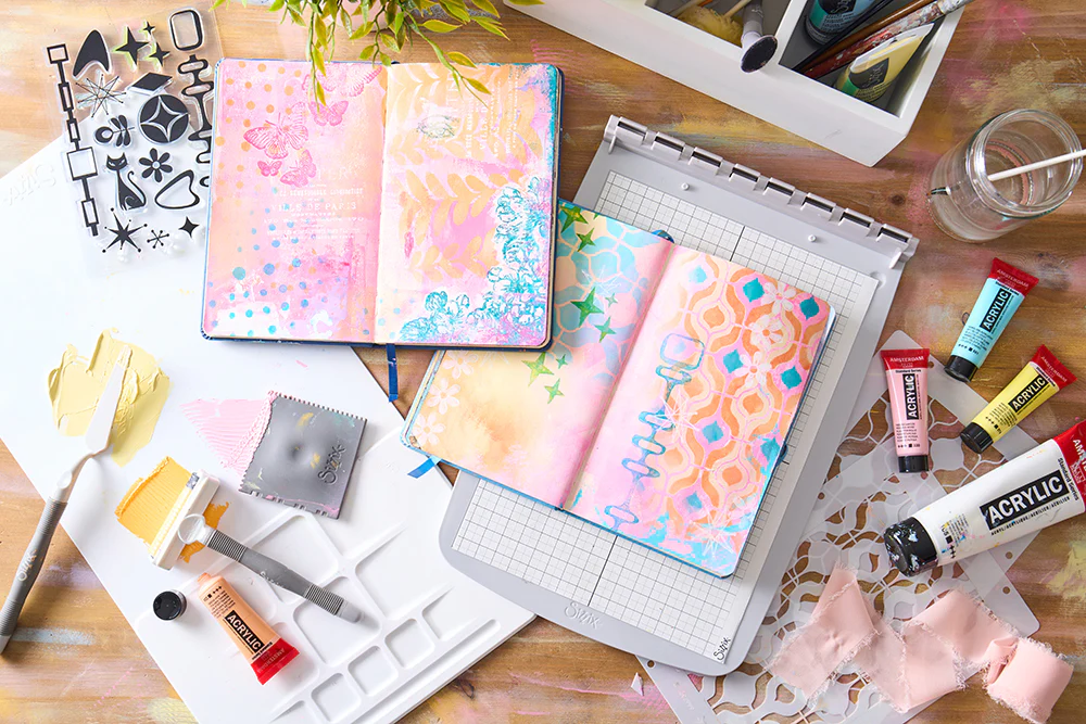 Sizzix Studio Stamps Set 15PK / 3PK Stencil- Retro by Vic Hollins - Image 8