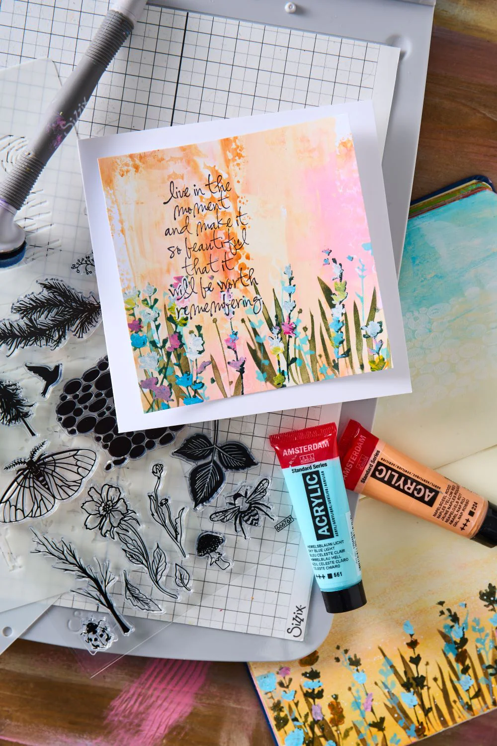 Sizzix Studio Stamps Set 17PK / 3PK Stencils - Nature by Vic Hollins - Image 8