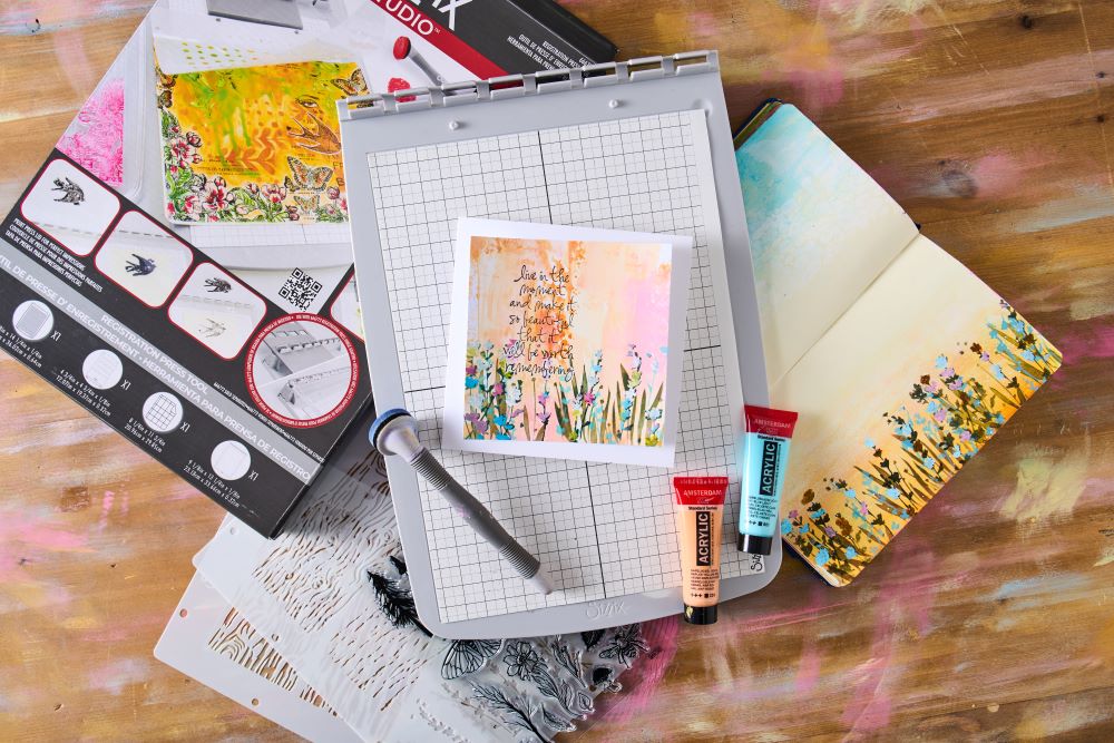 Sizzix Studio Stamps Set 17PK / 3PK Stencils - Nature by Vic Hollins - Image 9