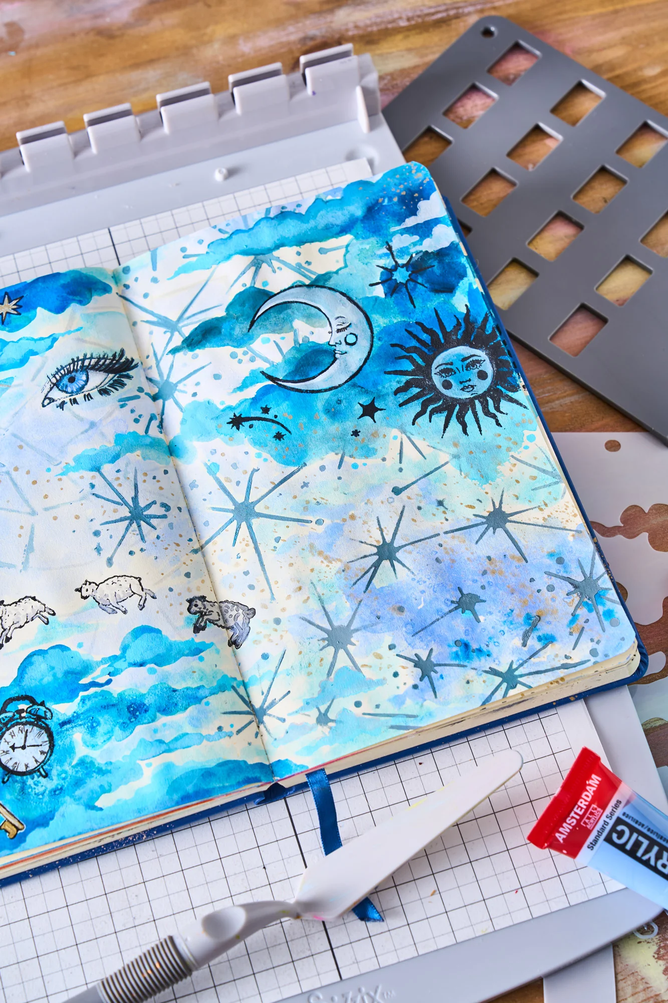 Sizzix Studio Stamps Set 27PK w/3PK Stencils - Dreamscape by Vic Hollins - Image 10