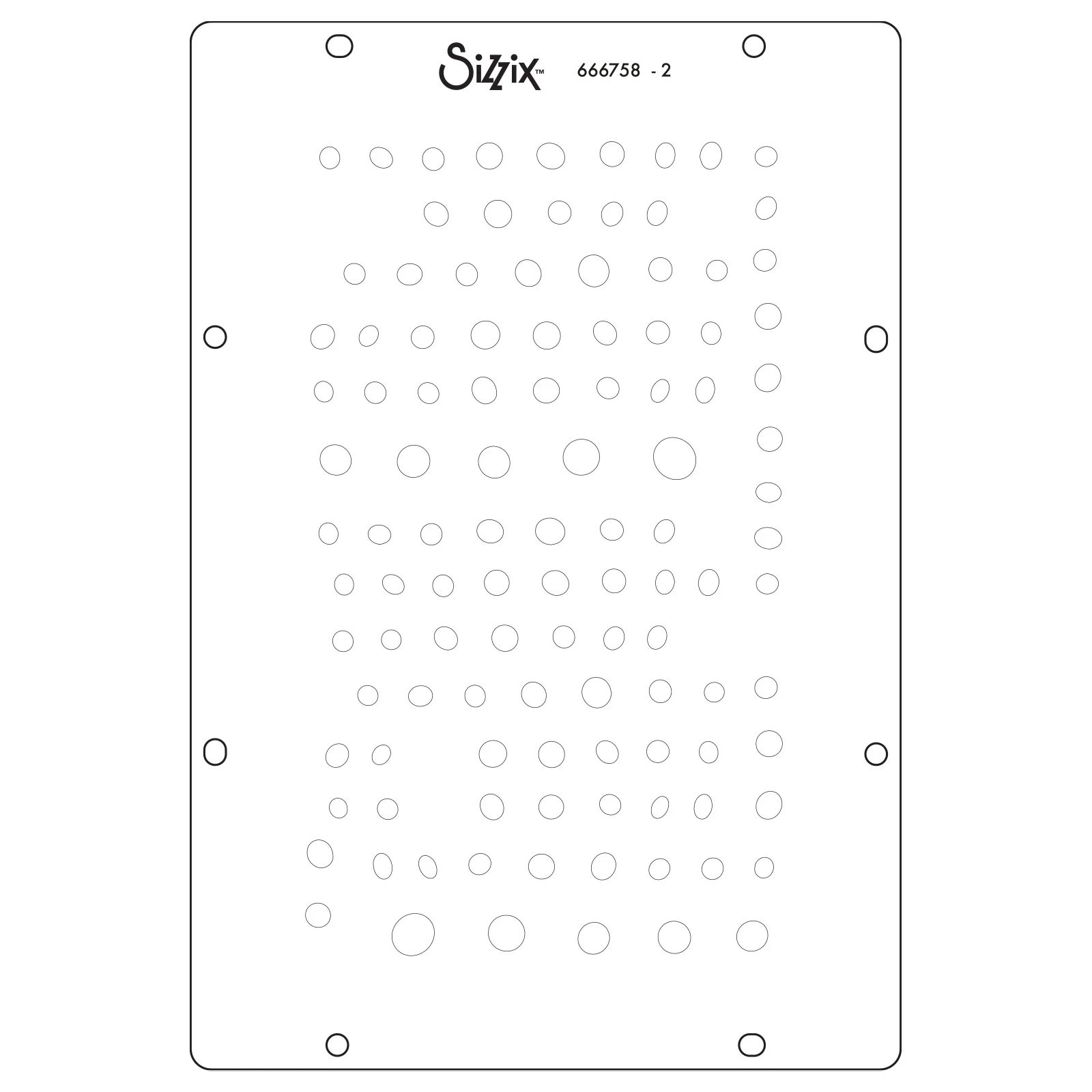 Sizzix Studio Stamps Set 6PK / 3PK Stencils - The Visiter by Cat Kerr - Image 4