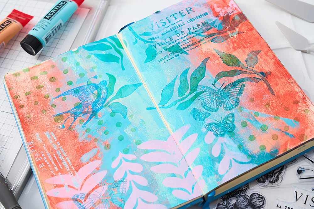 Sizzix Studio Stamps Set 6PK / 3PK Stencils - The Visiter by Cat Kerr - Image 9