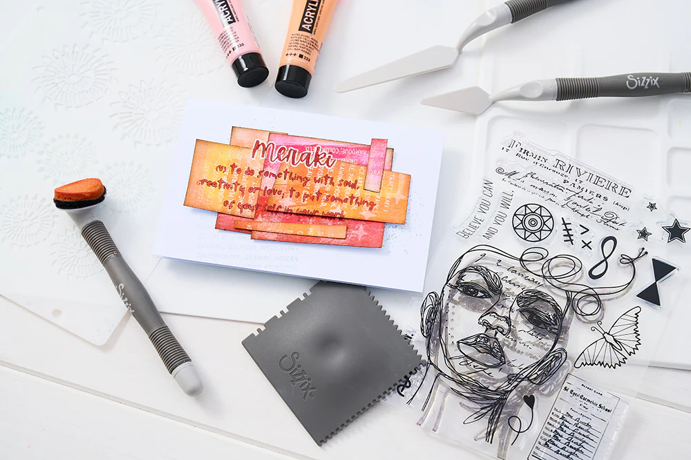 Sizzix Studio Stamps Set 7PK / 3PK Stencils - Create by Cat Kerr - Image 8