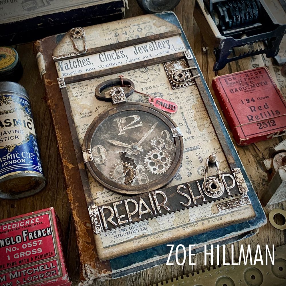 Sizzix Thinlits Die Set 29PK Vault Watch Gears by Tim Holtz - Image 15